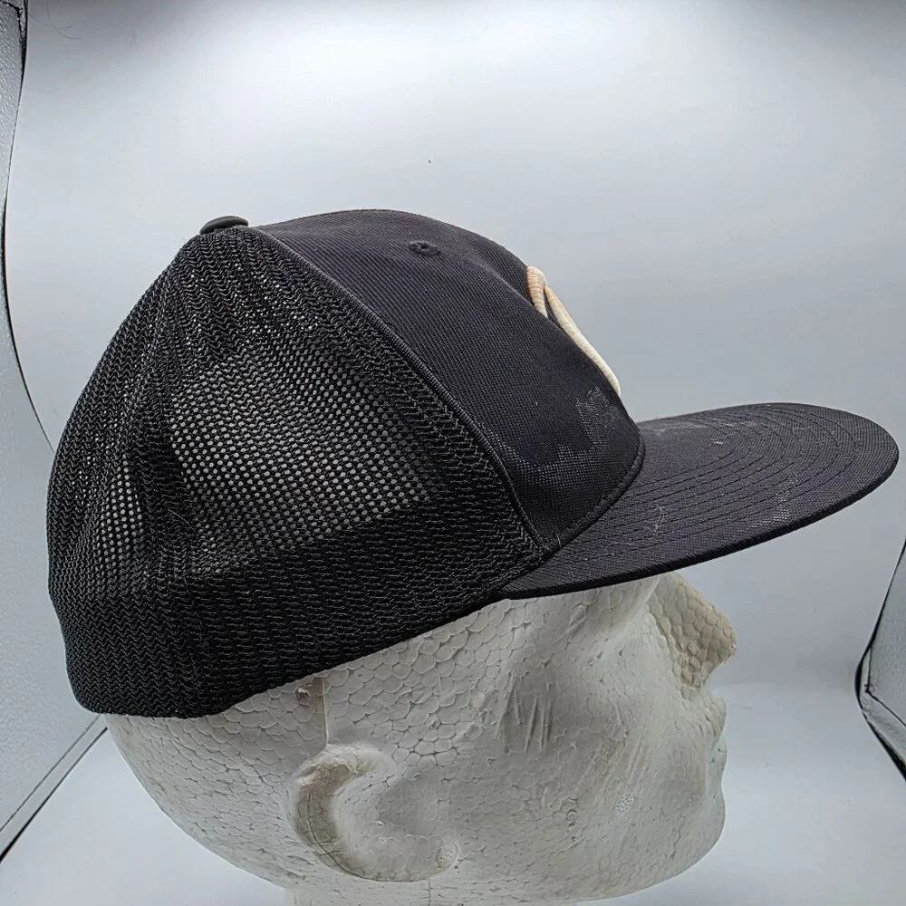 Pacific Headwear D-Series 405 S/M Black Mesh Trucker Baseball Hat Adjustable